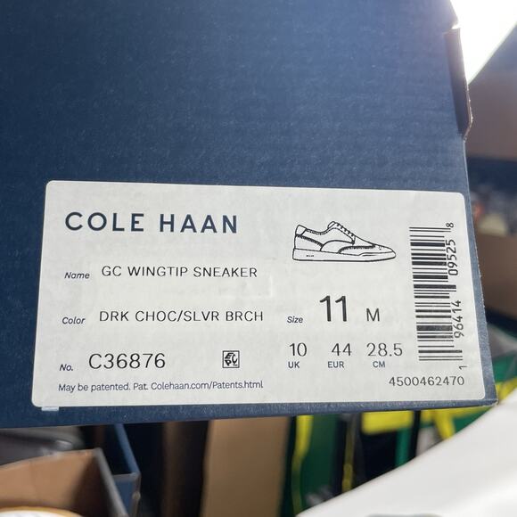 Cole Haan Grand Crosscourt Wingtip Men’s Size 11 M Dark Chocolate Casual Sneaker - Picture 8 of 8